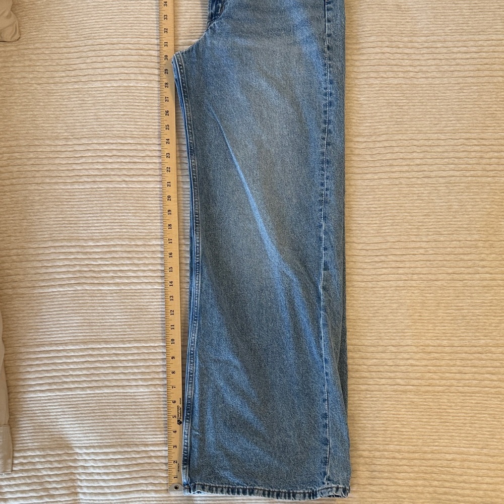 H&M Blue Flare & Wide Leg Jeans - Picture 4 of 5